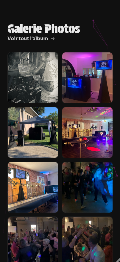 Le site vitrine du DJ Professionnel Jerome D — mobile 4